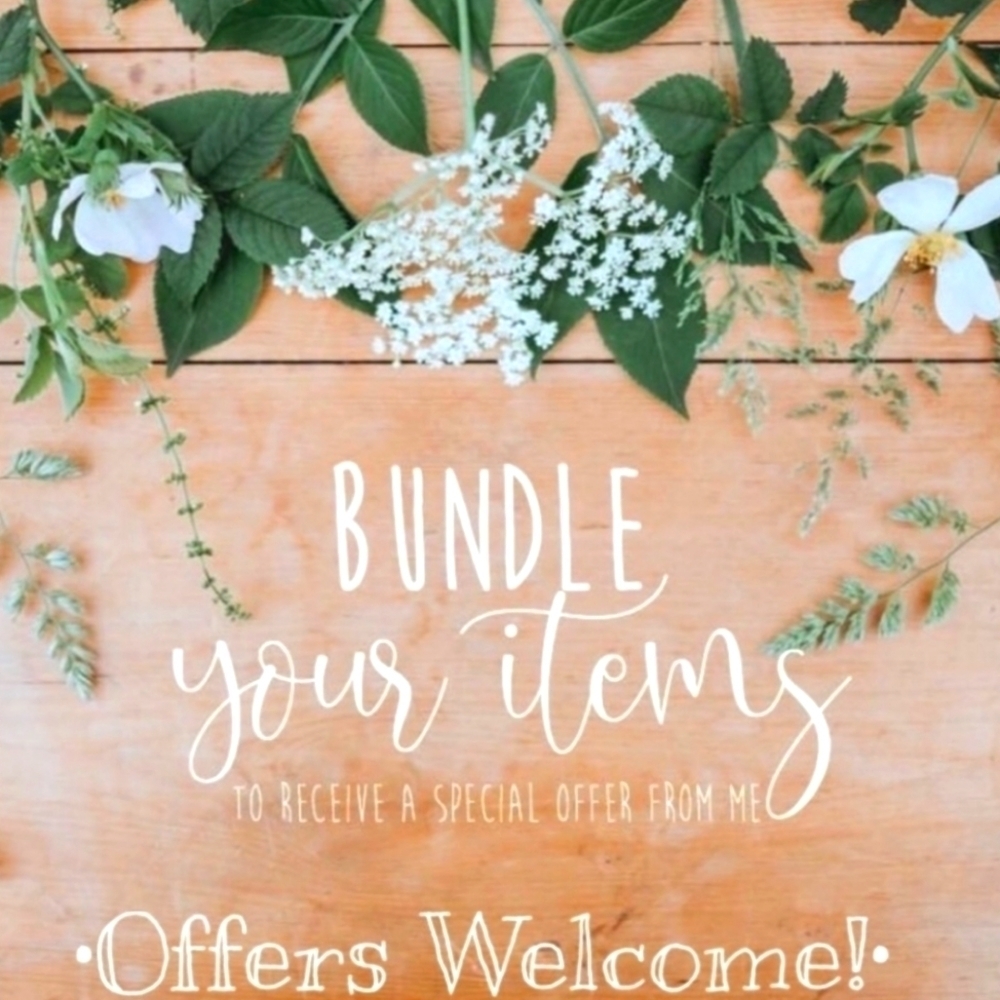 COPY - Bundle 3 or more items to receive 15% off!!!